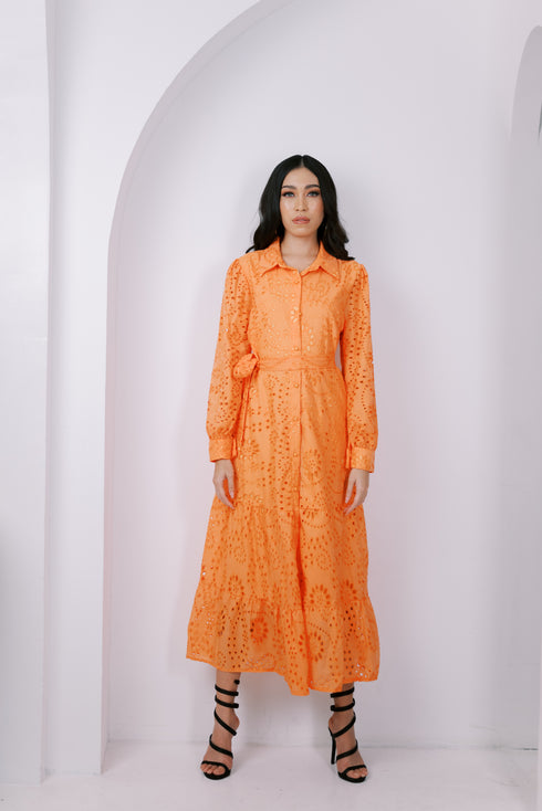 SPECIAL COLLECTION: Taro Eyelet Dress